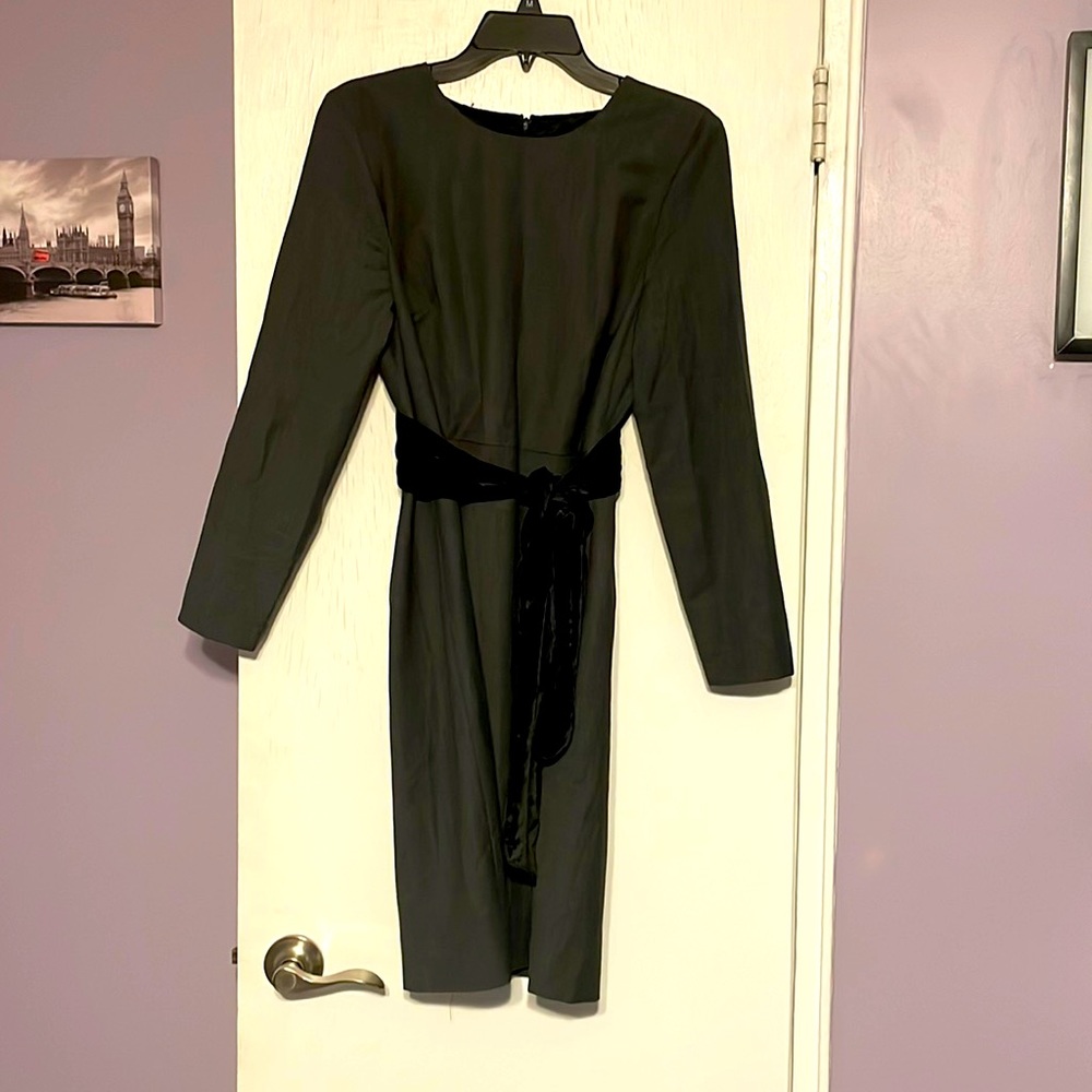 J. Crew suiting belted dress